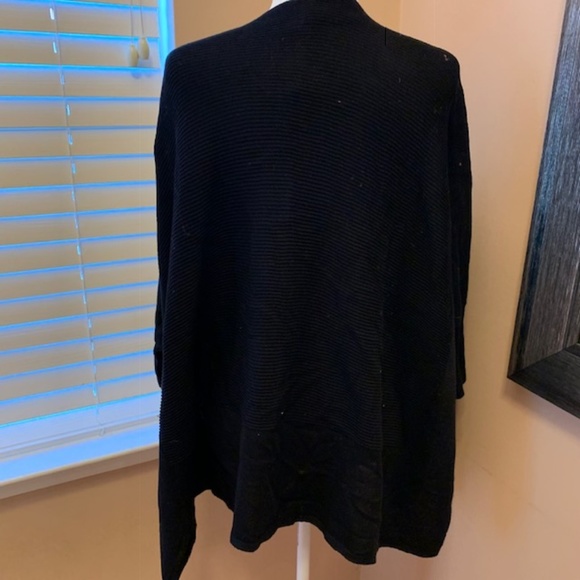 Marla Wayne open front black cardigan NWT M/L - Picture 4 of 6